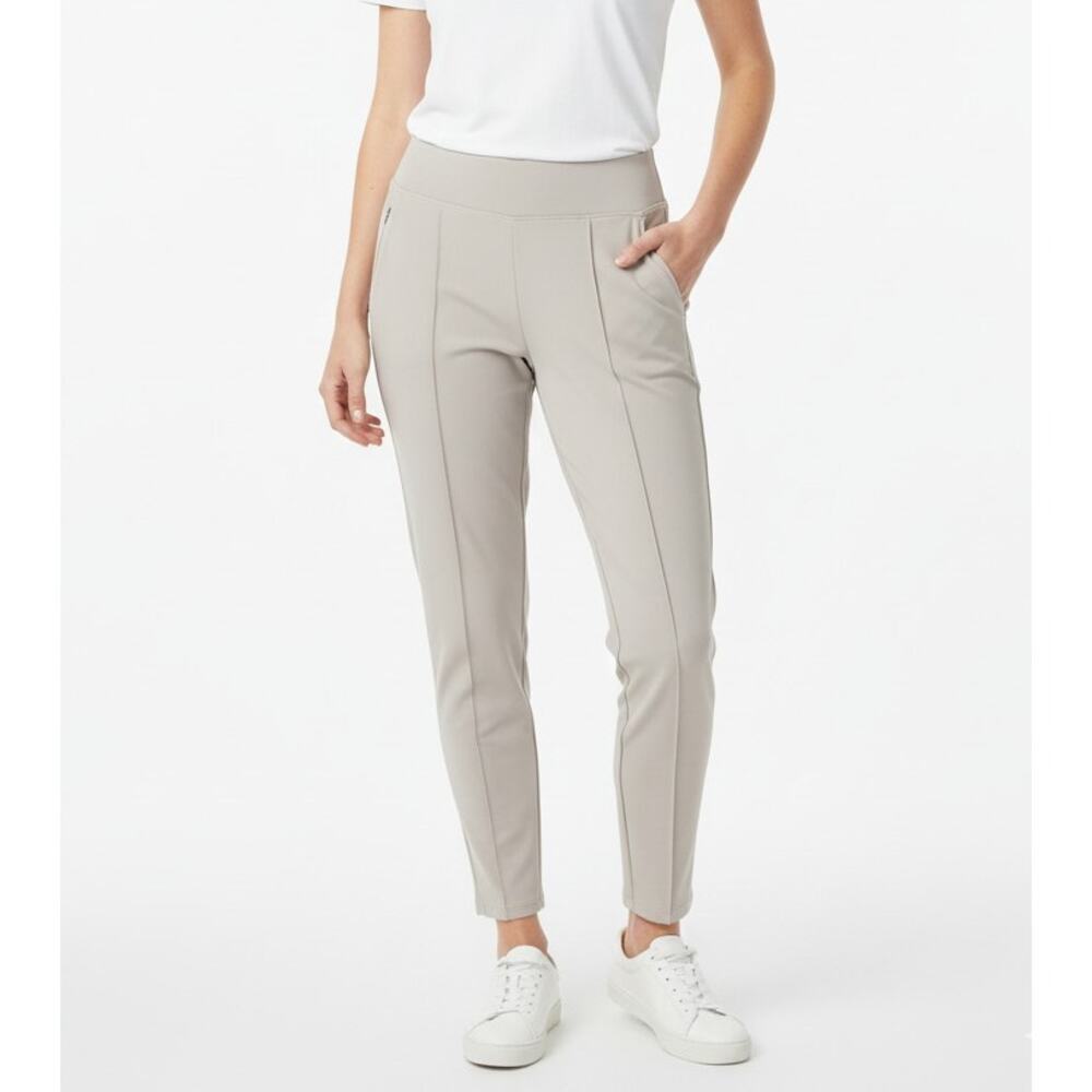 Athleta Venice Pintuck Jogger Pant - Size Small - High Rise Light Gray